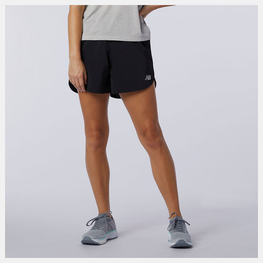 Black Accelerate Short 5 Inch | New Balance Clothing