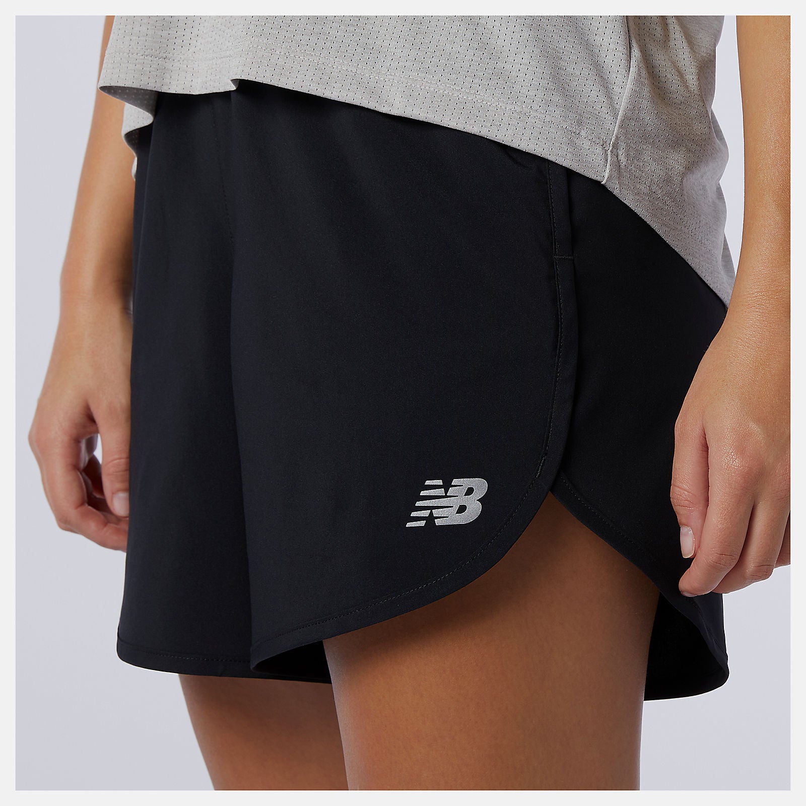 Black Accelerate Short 5 Inch | New Balance Clothing