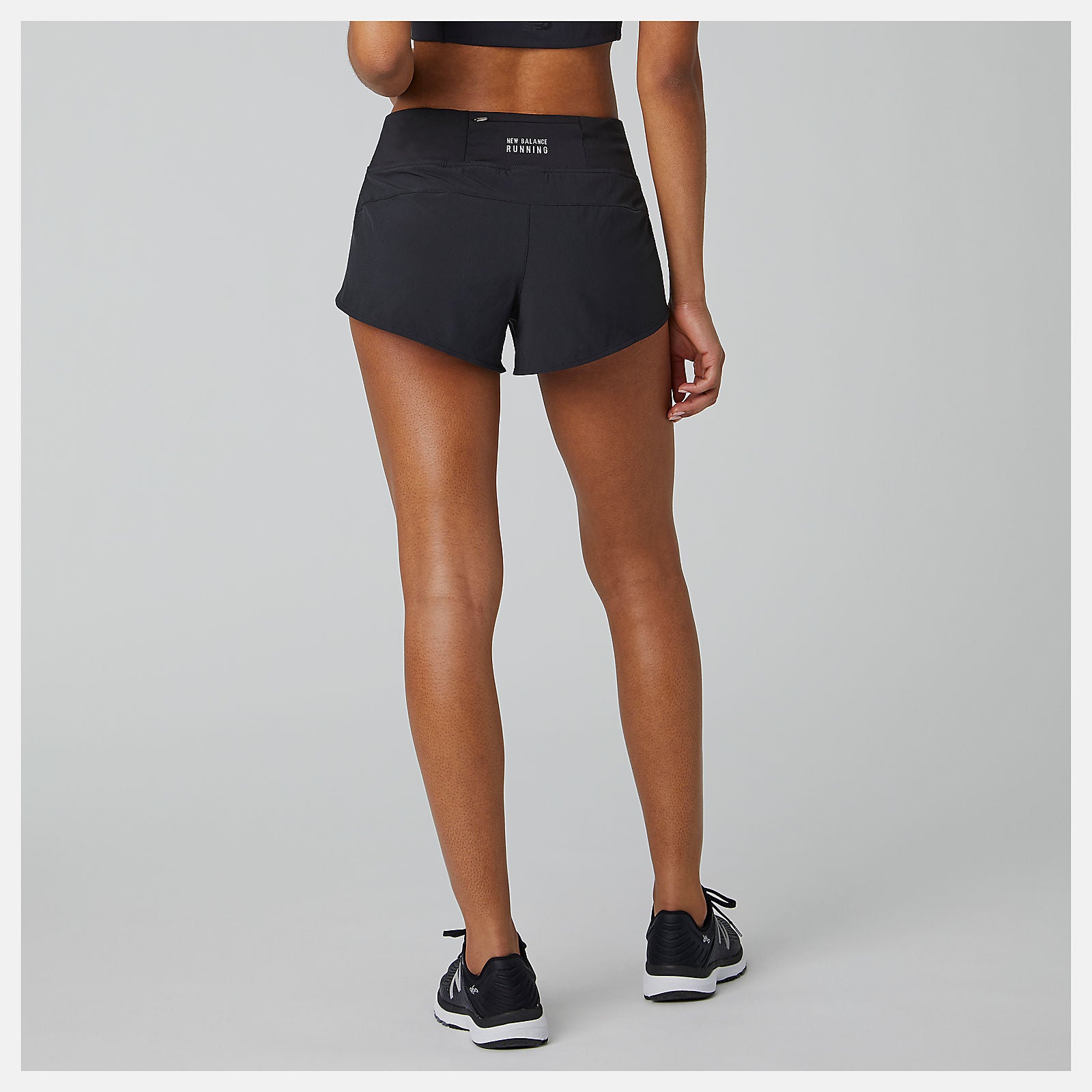 Black Impact Run Short 3 Inch | New Balance Clothing