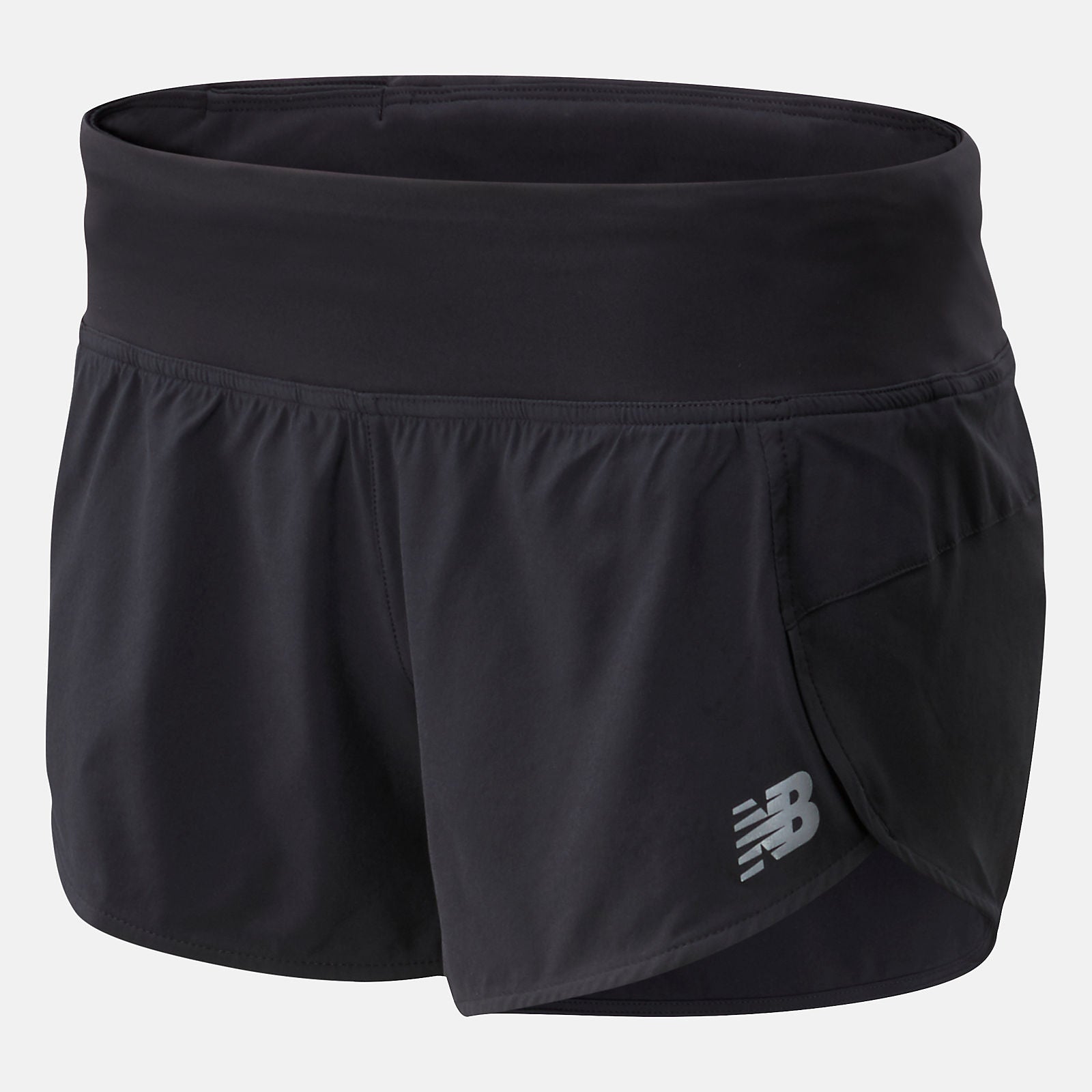 Black Impact Run Short 3 Inch | New Balance Clothing