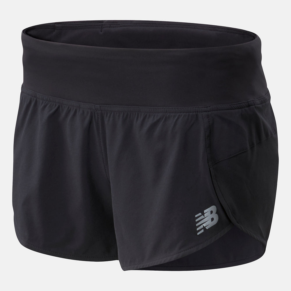 Black Impact Run Short 3 Inch | New Balance Clothing