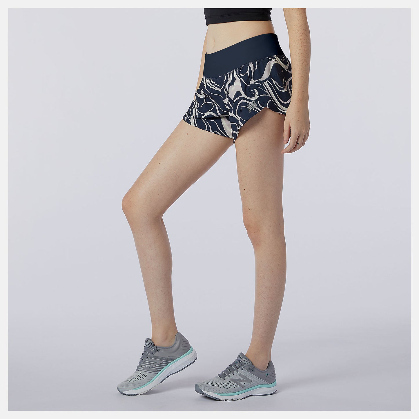 Eclipse Printed Impact Run Short 3 Inch | New Balance Clothing