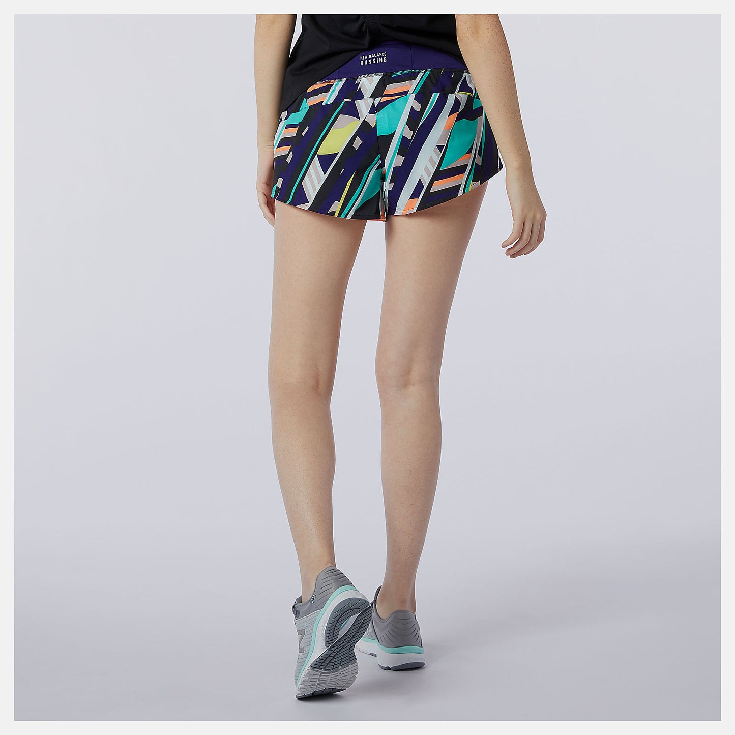 Multi Color Printed Impact Run Short 3 Inch | New Balance Clothing