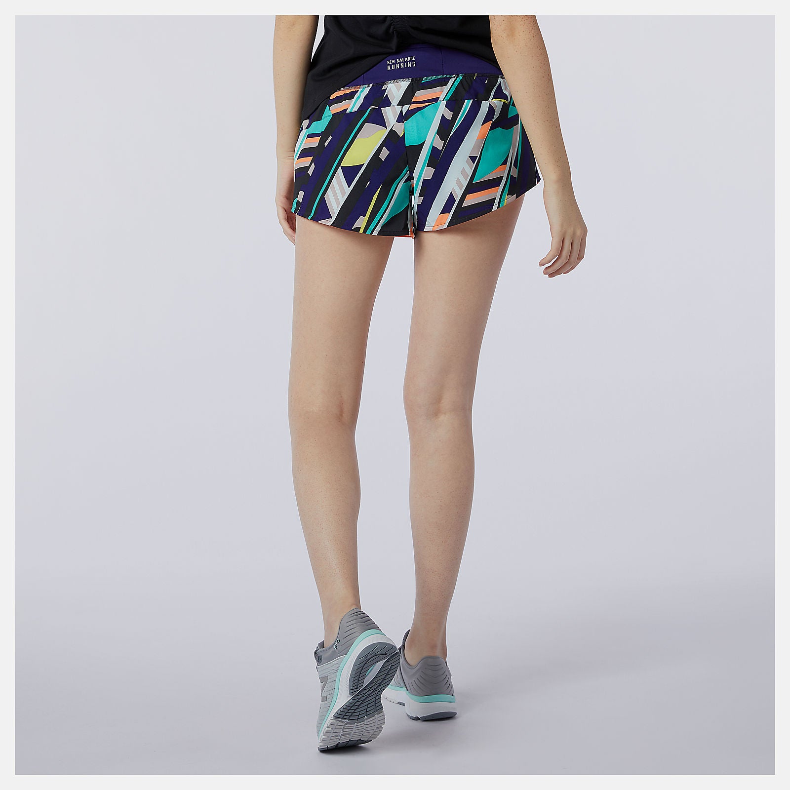 Multi Color Printed Impact Run Short 3 Inch | New Balance Clothing