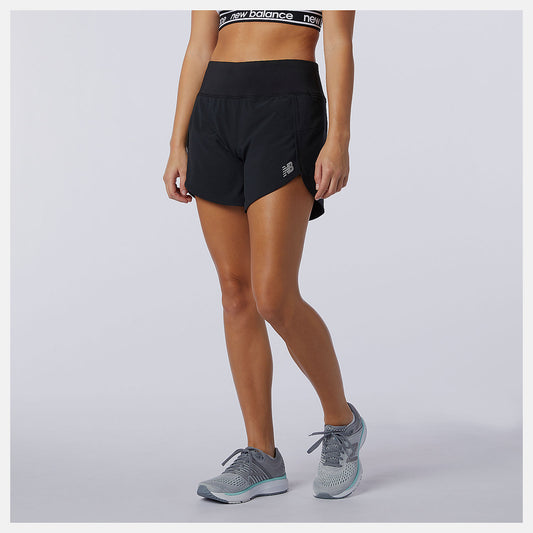 Black Impact Run Short 5 Inch | New Balance Clothing