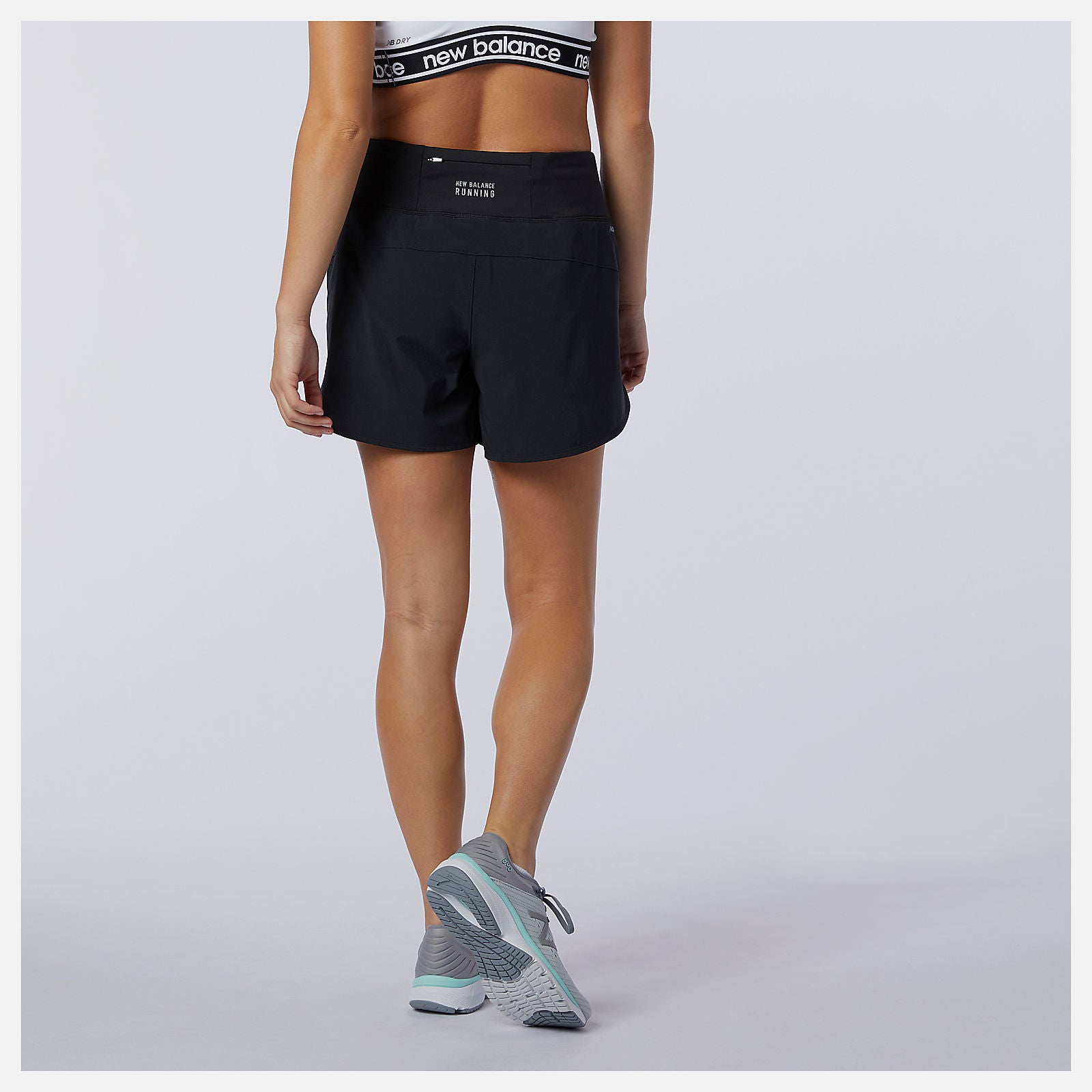 Black Impact Run Short 5 Inch | New Balance Clothing