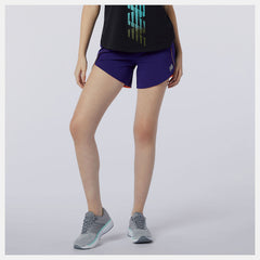 Virtual Violet Impact Run Short 5 Inch | New Balance Clothing