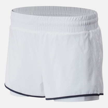 White Rally Short | New Balance Clothing