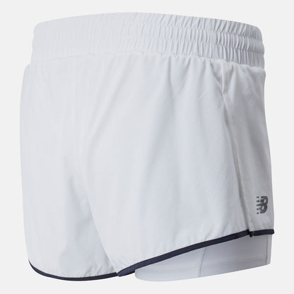 White Rally Short | New Balance Clothing