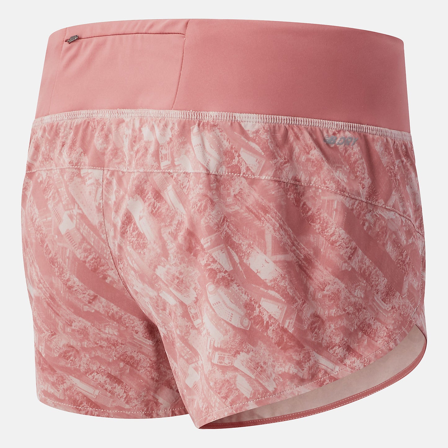 Saturn Pink NYC Marathon Printed Impact Run Short 3 inch | New Balance Clothing