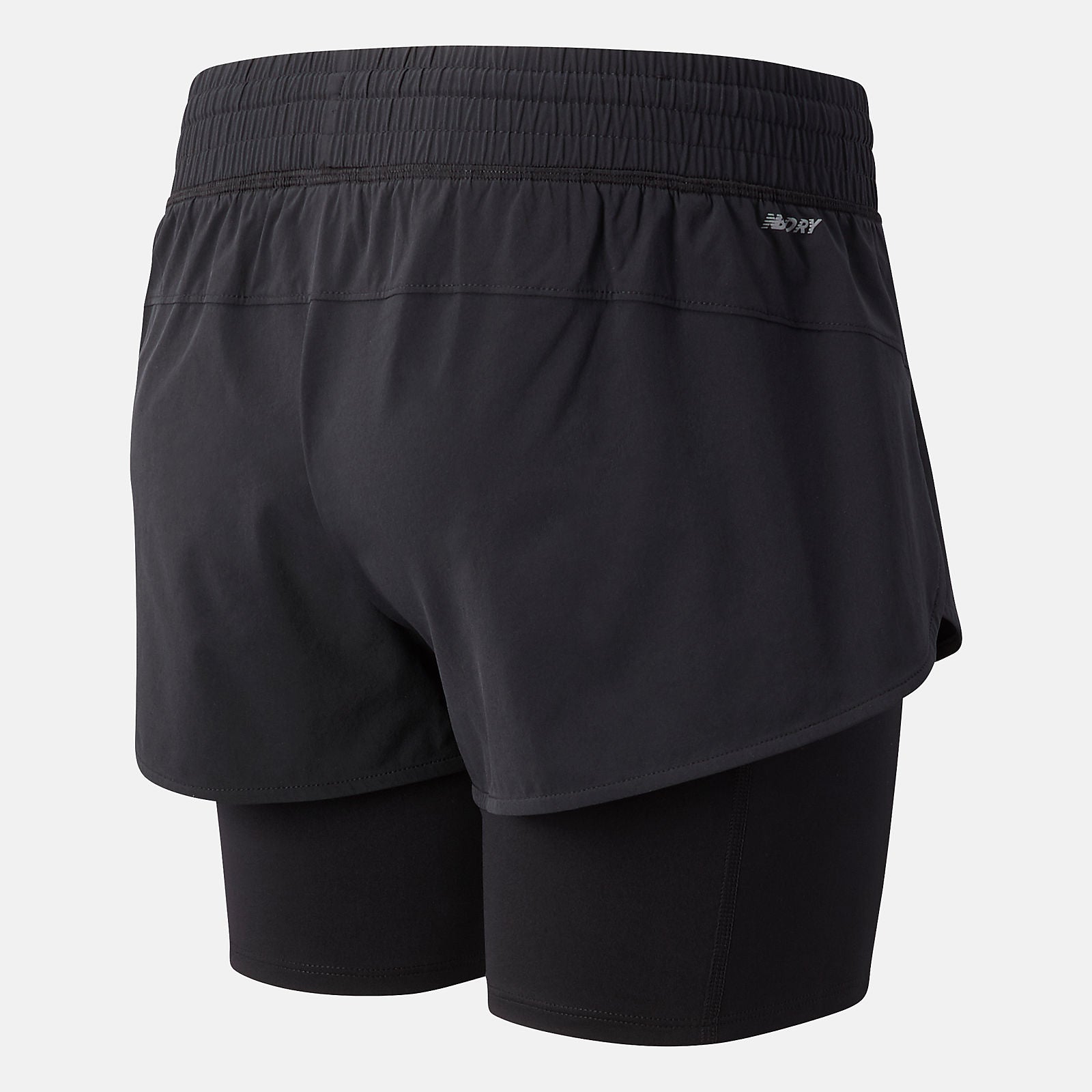 Black NYC Marathon Impact Run 2 In 1 Short | New Balance Clothing