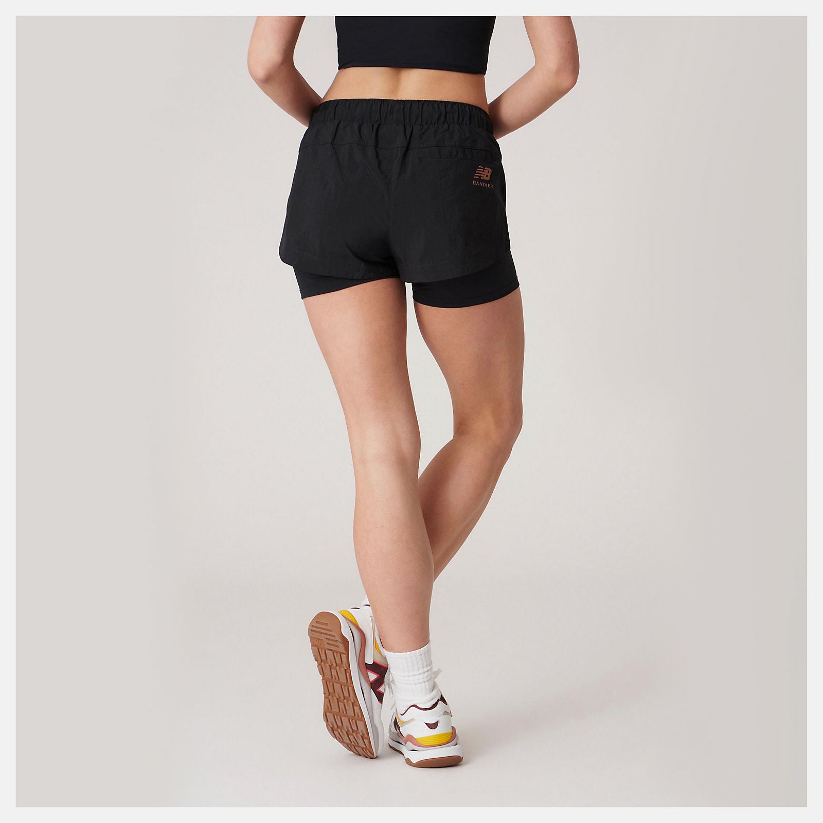 Black Bandier Woven tech Short | New Balance Clothing
