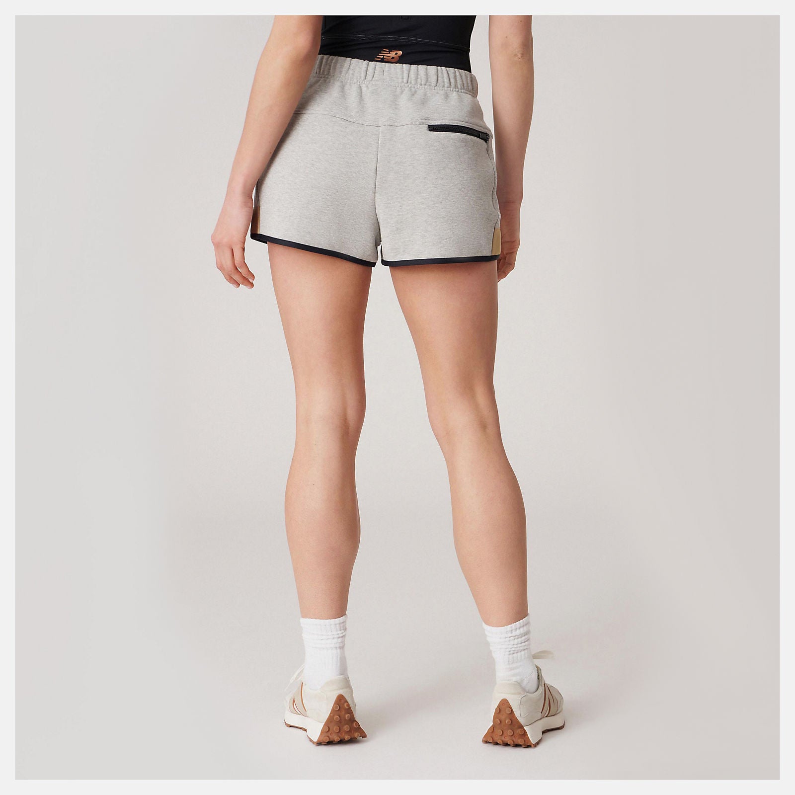Athletic Grey Bandier Fleece Short | New Balance Clothing