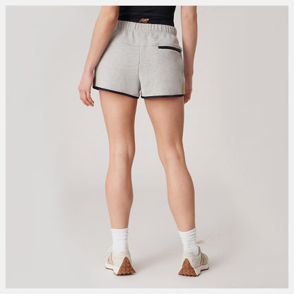 Athletic Grey Bandier Fleece Short | New Balance Clothing