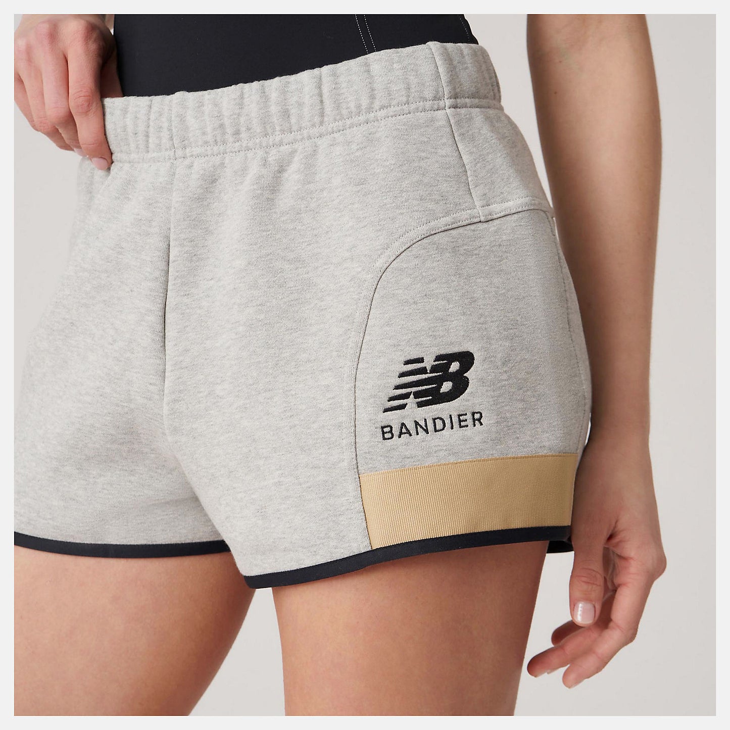Athletic Grey Bandier Fleece Short | New Balance Clothing