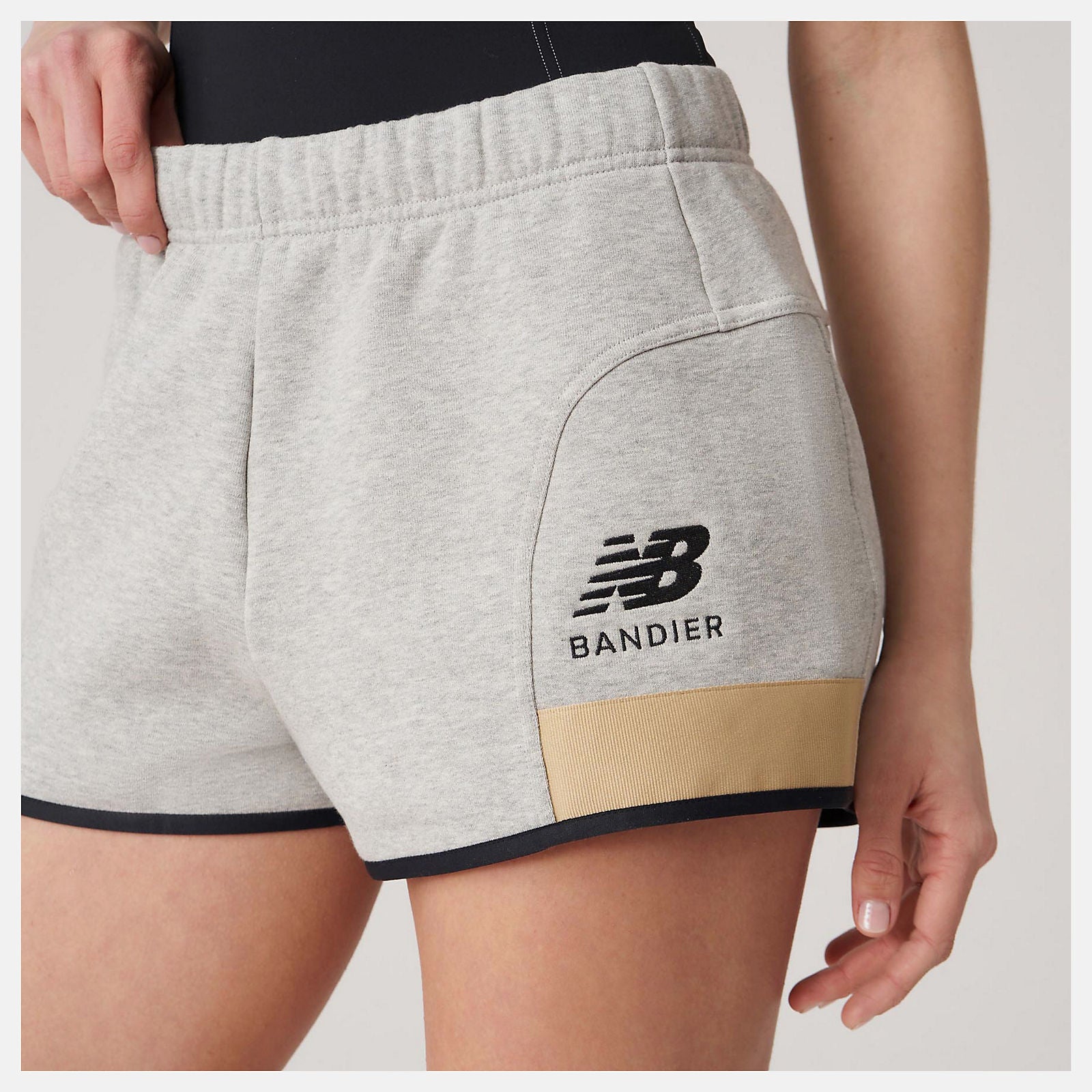 Athletic Grey Bandier Fleece Short | New Balance Clothing