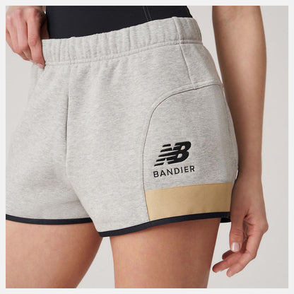 Athletic Grey Bandier Fleece Short | New Balance Clothing