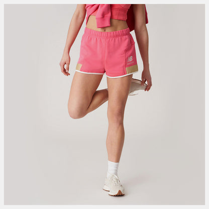 Watermelon Bandier Fleece Short | New Balance Clothing