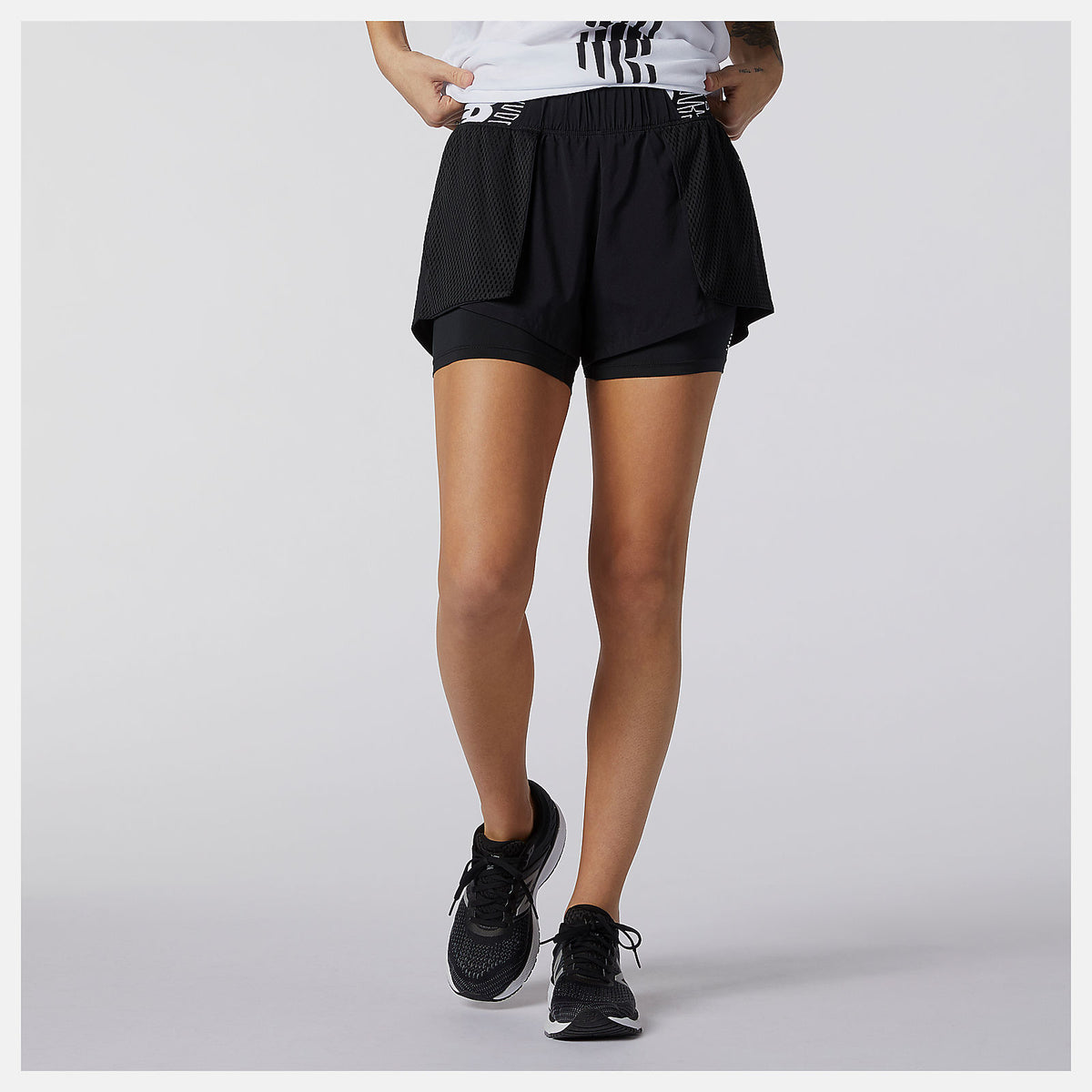 Black Relentless 2 In 1 Short | New Balance Clothing