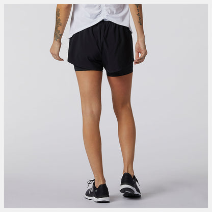 Black Relentless 2 In 1 Short | New Balance Clothing