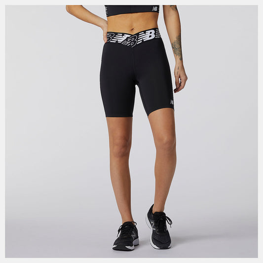 Black Relentless 8 inch Fitted Short | New Balance Clothing
