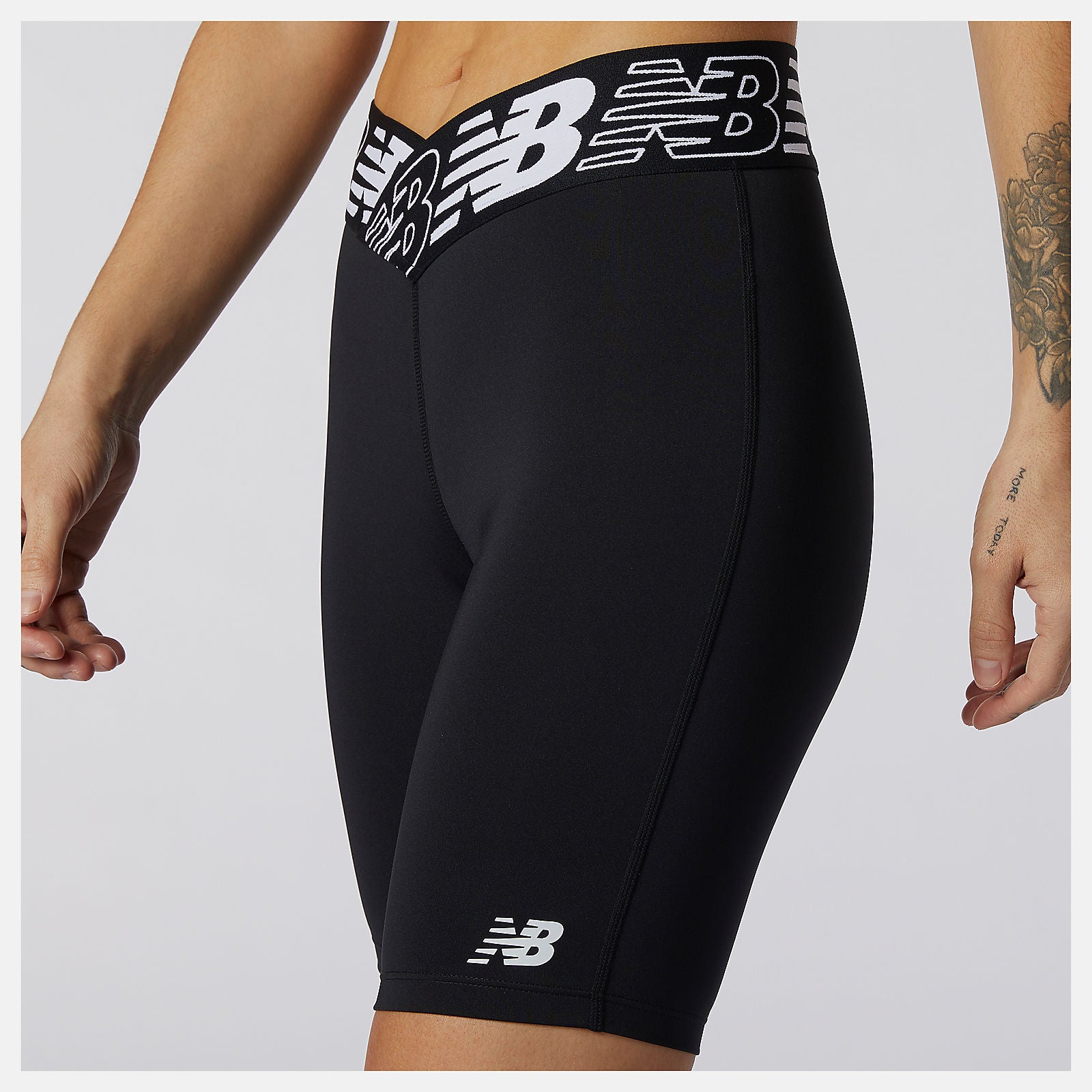 Black Relentless 8 inch Fitted Short | New Balance Clothing