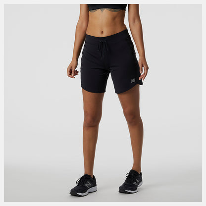 Black Impact Run Short 7 Inch | New Balance Clothing