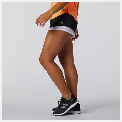 Black Q Speed Fuel Short | New Balance Clothing