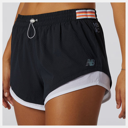 Black Q Speed Fuel Short | New Balance Clothing