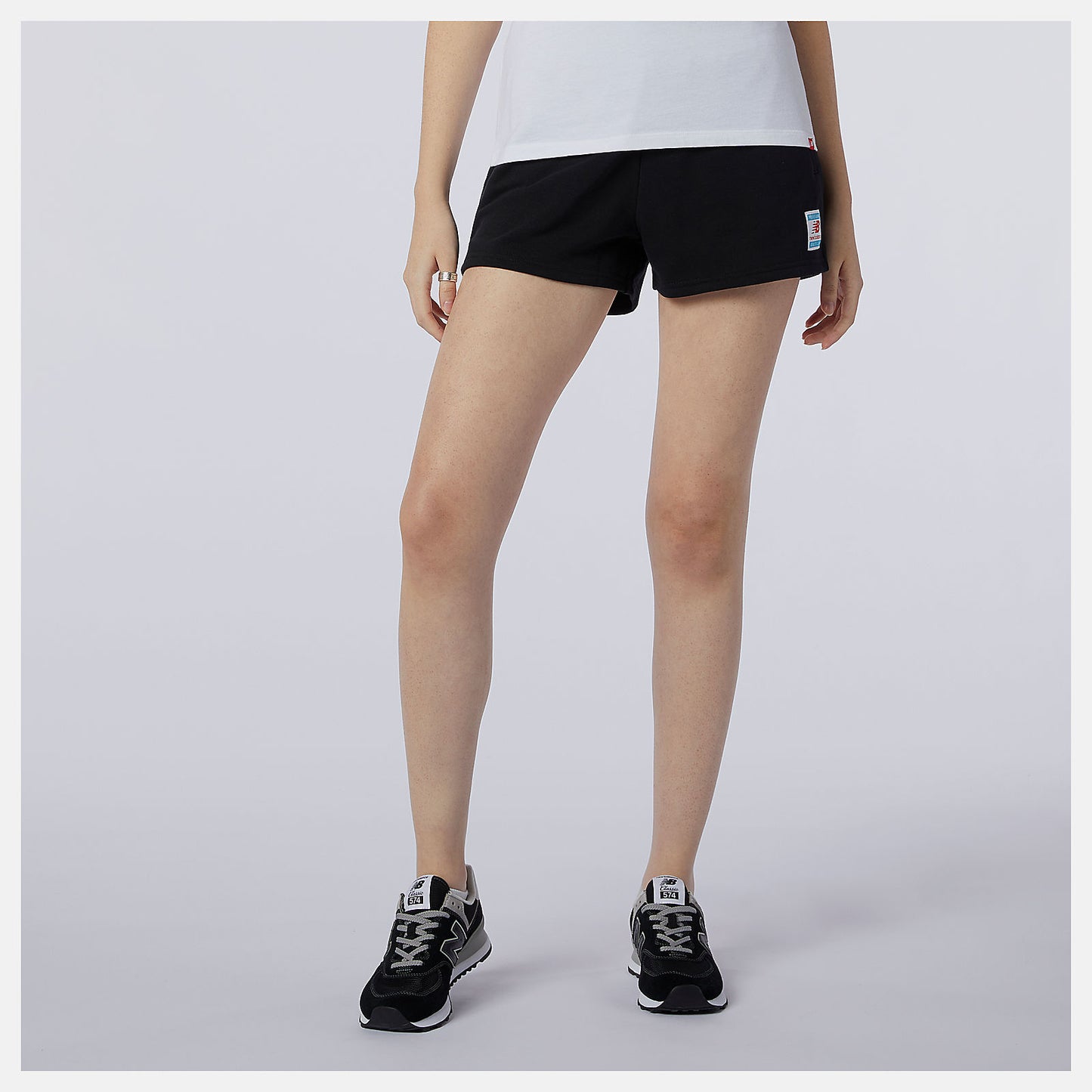 Black NB Essentials Knit Short | New Balance Clothing