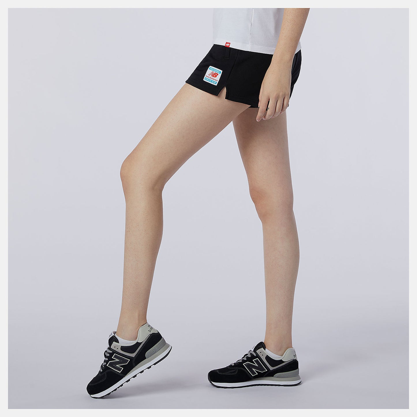 Black NB Essentials Knit Short | New Balance Clothing