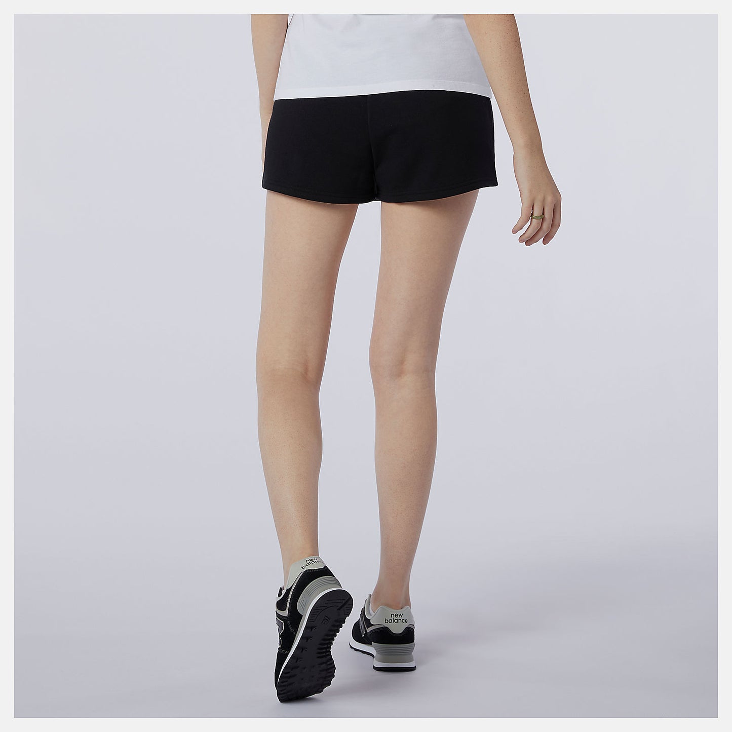 Black NB Essentials Knit Short | New Balance Clothing