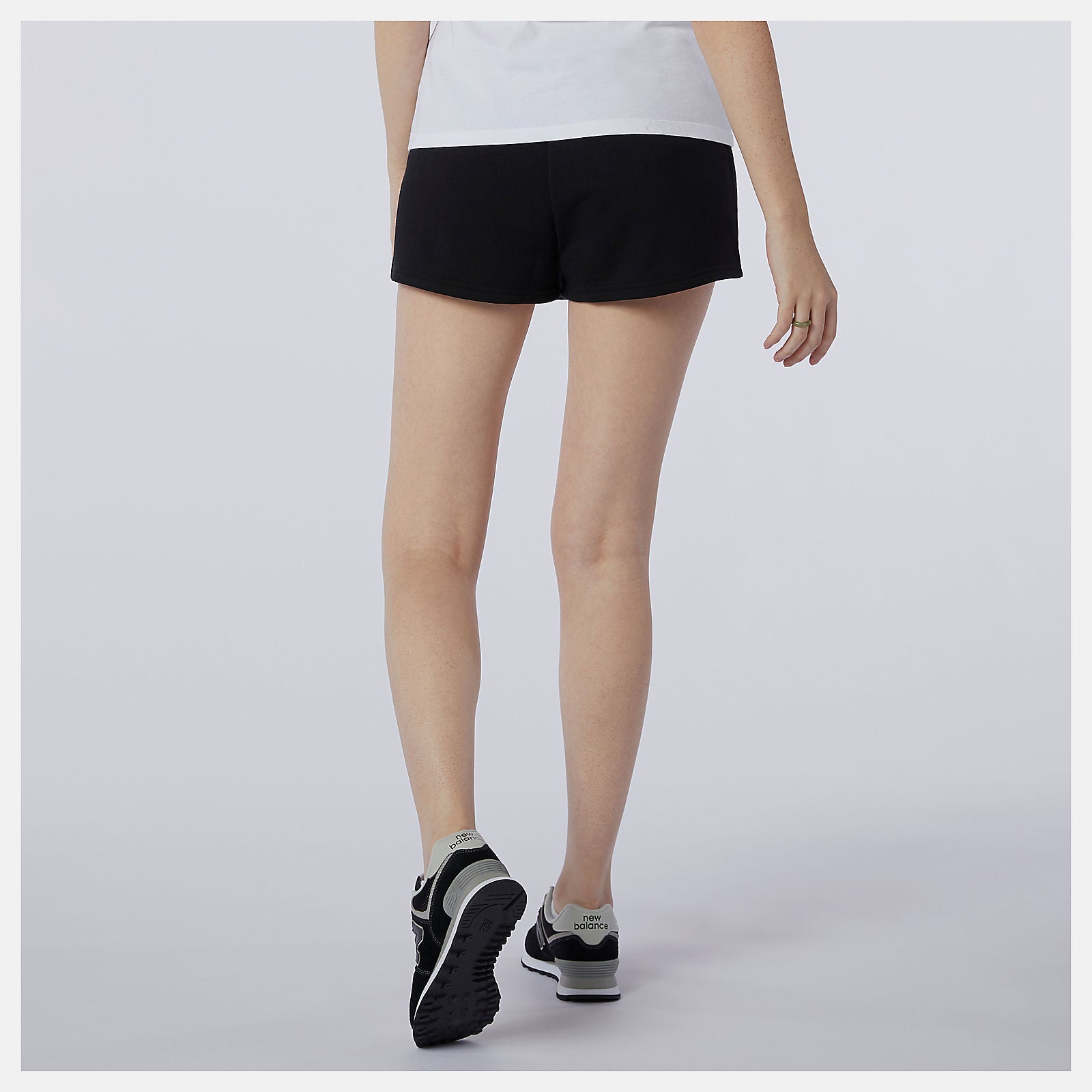 Black NB Essentials Knit Short | New Balance Clothing