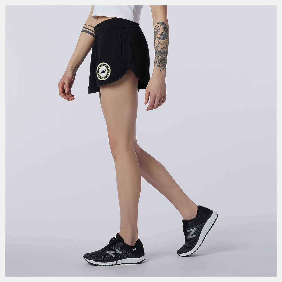 Black NB Essentials Athletic Club Short | New Balance Clothing