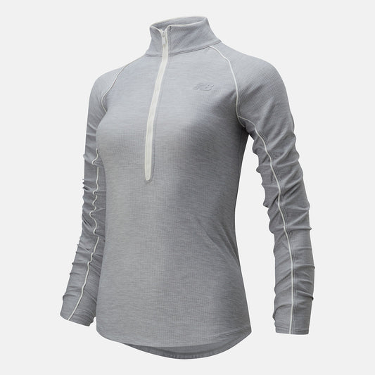 Athletic Grey Transform 1/2 Zip | New Balance Clothing