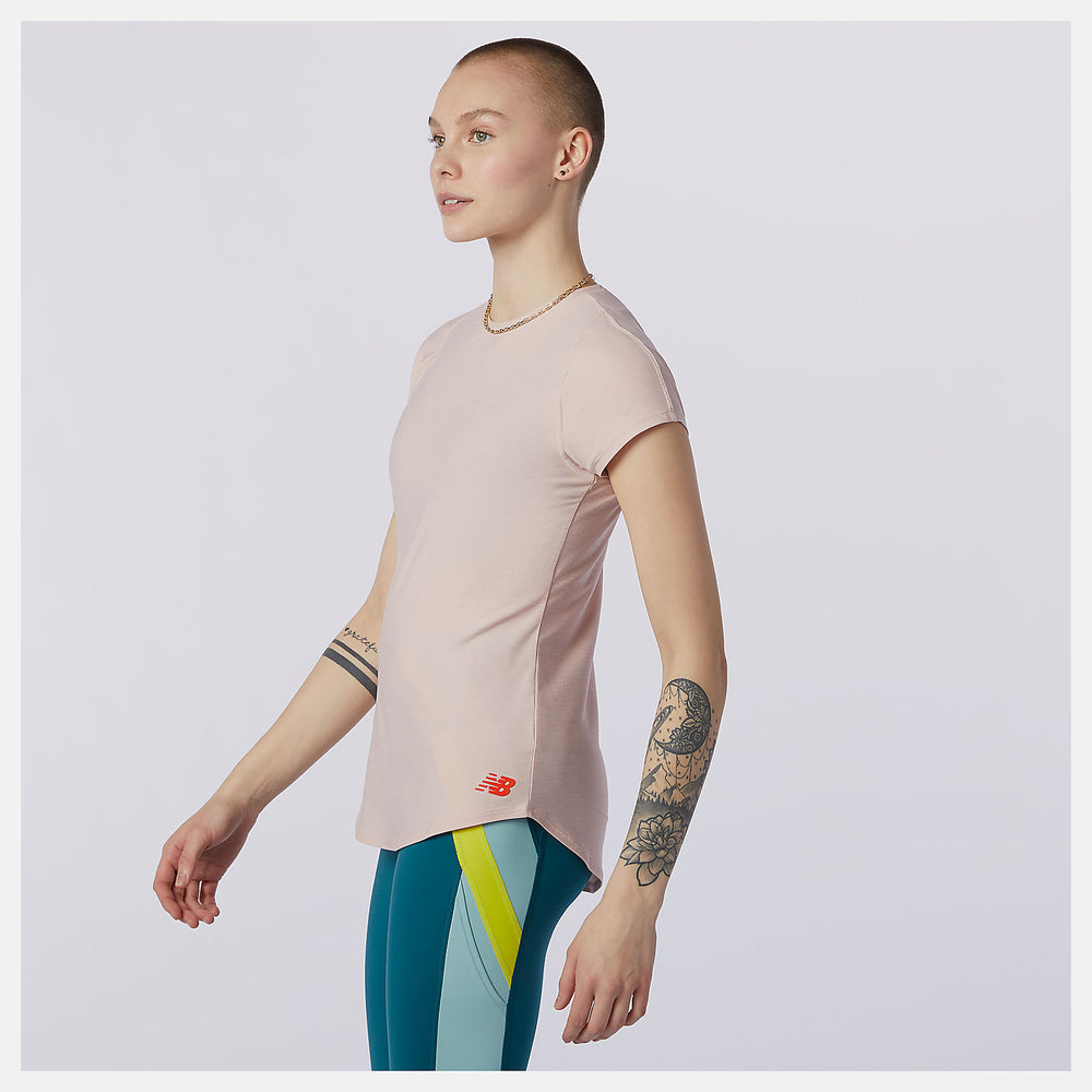 Oyster Pink Transform Perfect T | New Balance Clothing