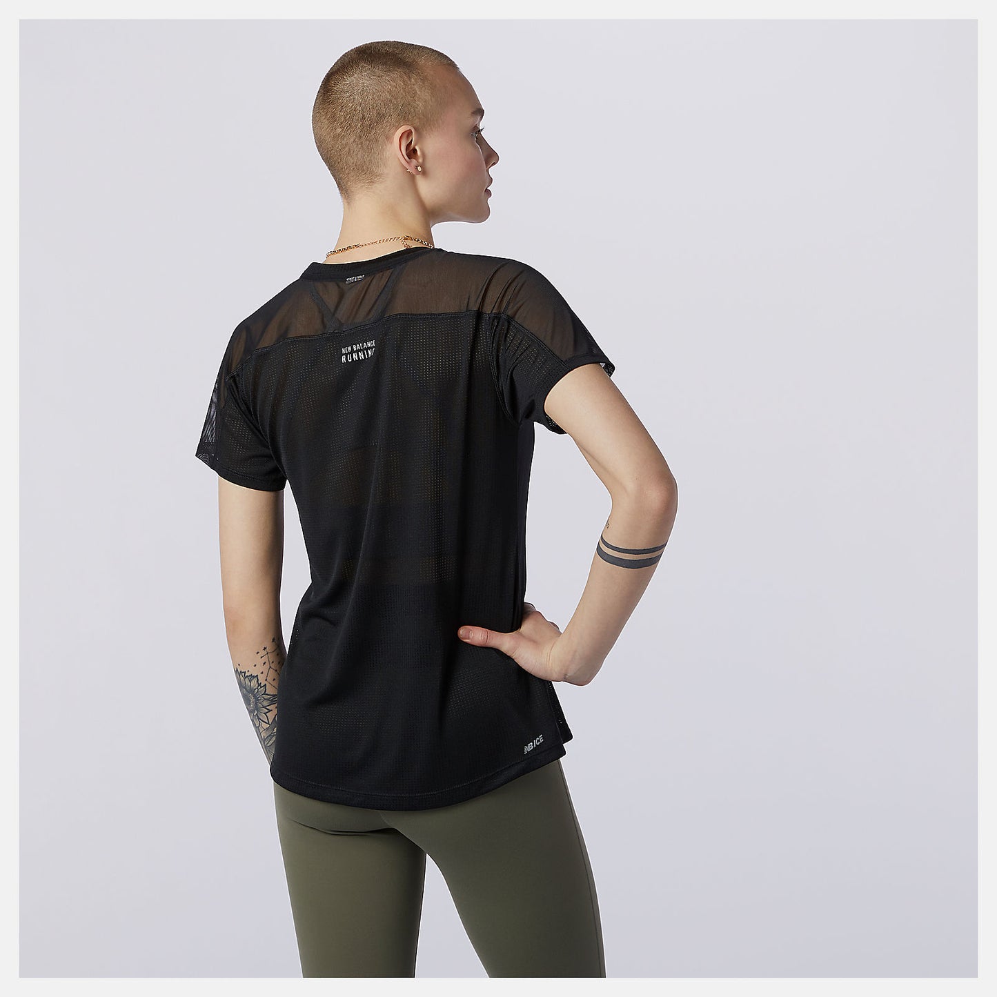 Black Impact Run Short Sleeve | New Balance Clothing