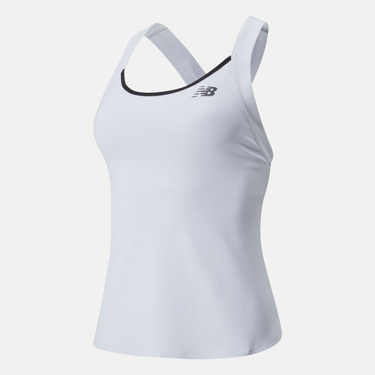 White Tournament Tank | New Balance Clothing