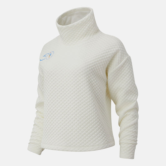 Sea Salt NYC Marathon NB Heat Loft Funnel | New Balance Clothing