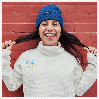 Sea Salt NYC Marathon NB Heat Loft Funnel | New Balance Clothing