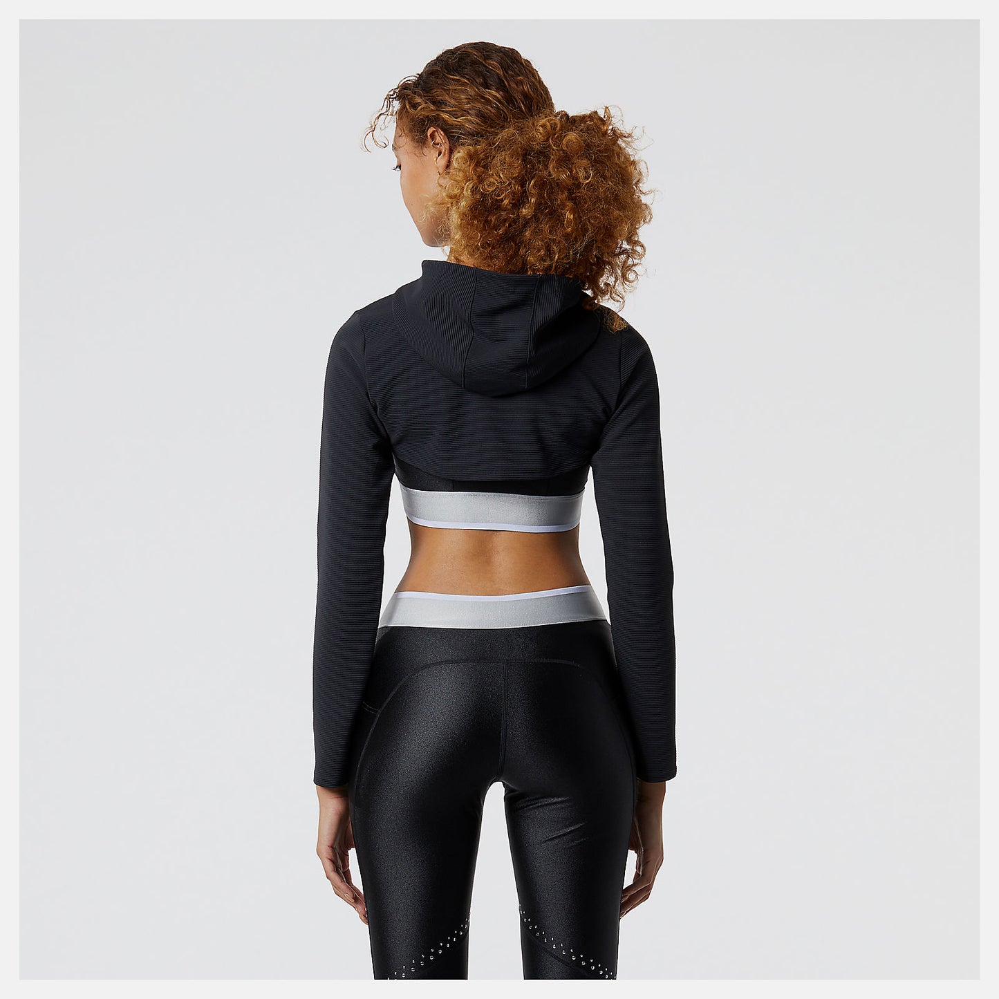 Black Syd Hooded Shrug | New Balance Clothing