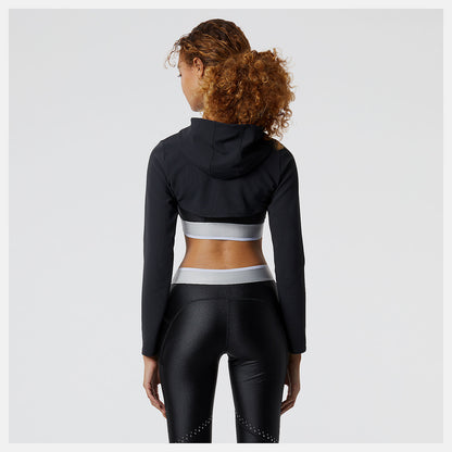 Black Syd Hooded Shrug | New Balance Clothing