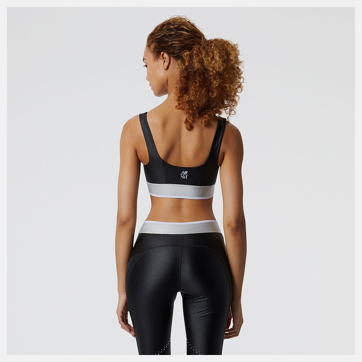 Black Syd Crop Bra | New Balance Clothing