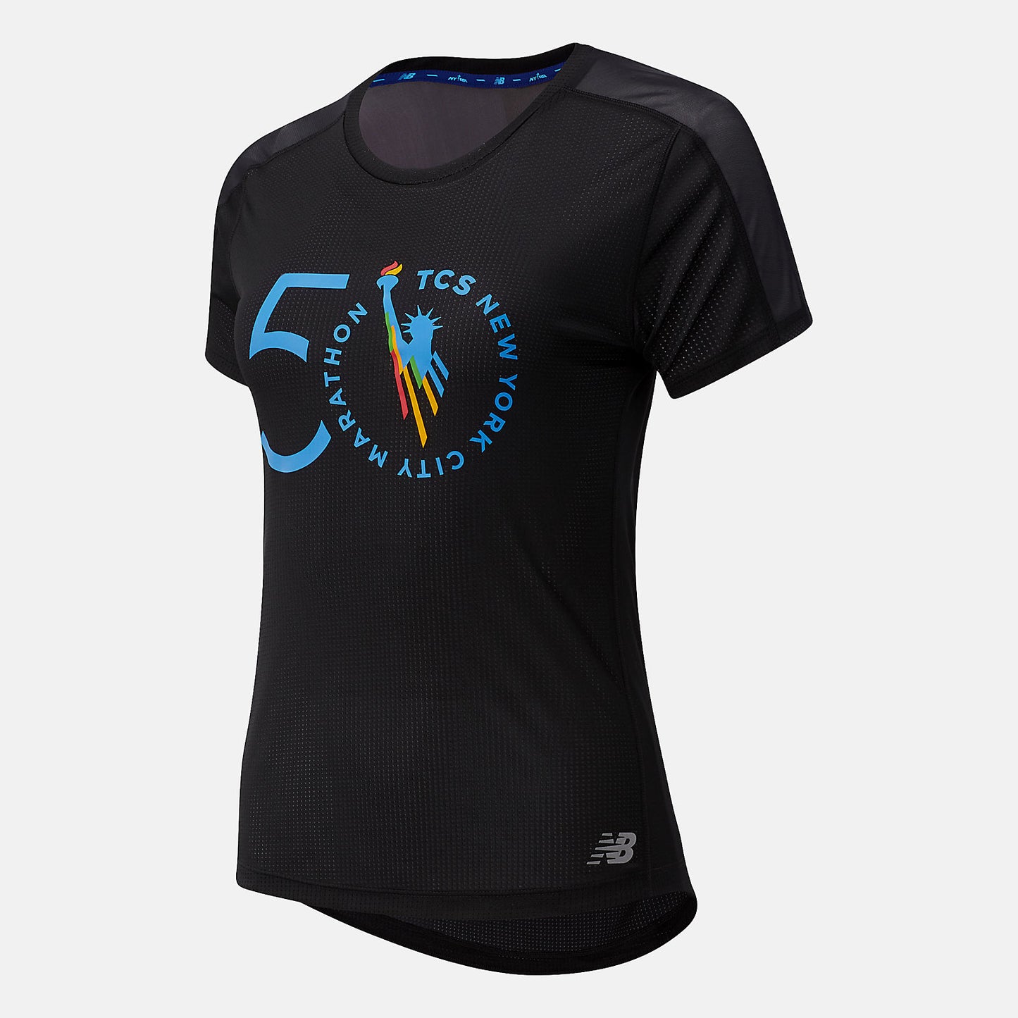 Black NYC Marathon Impact Run Short Sleeve | New Balance Clothing
