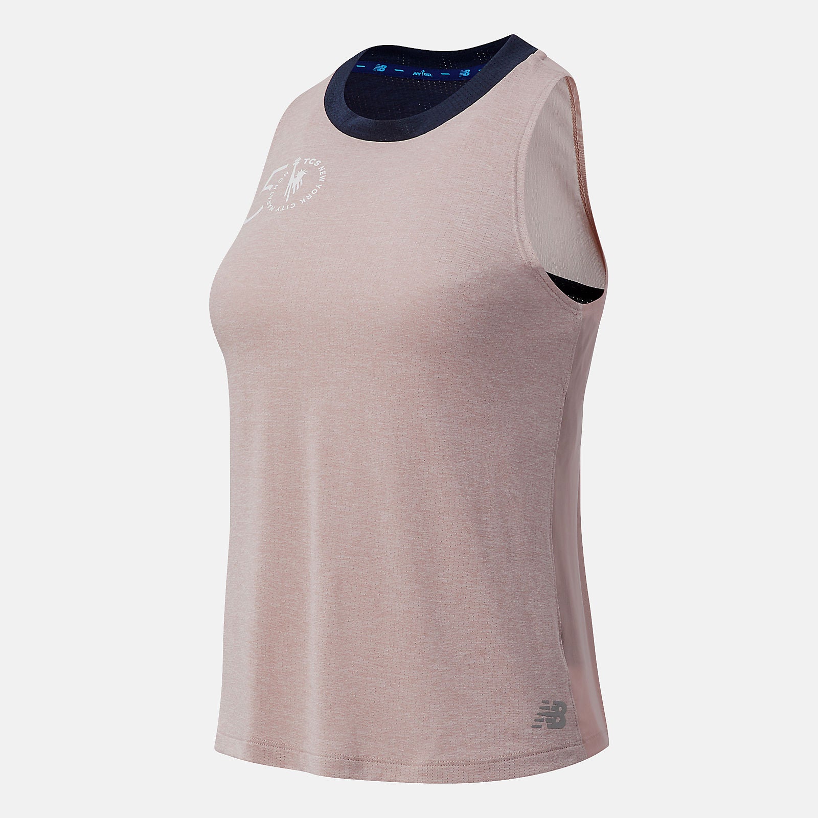 Saturn Pink NYC Marathon Impact Run Fashion Tank | New Balance Clothing
