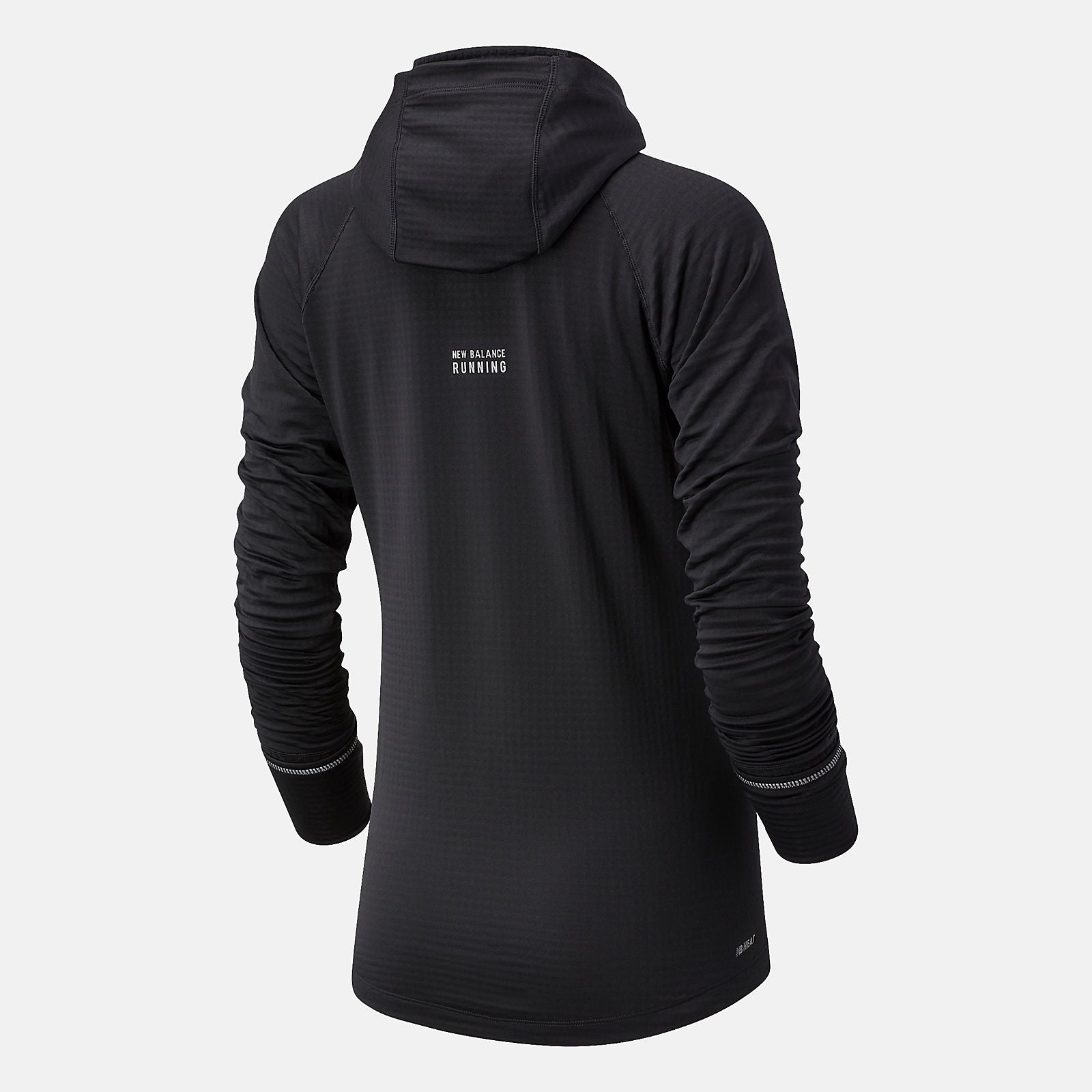 Black NYC Marathon NB Heat Grid Hoodie | New Balance Clothing