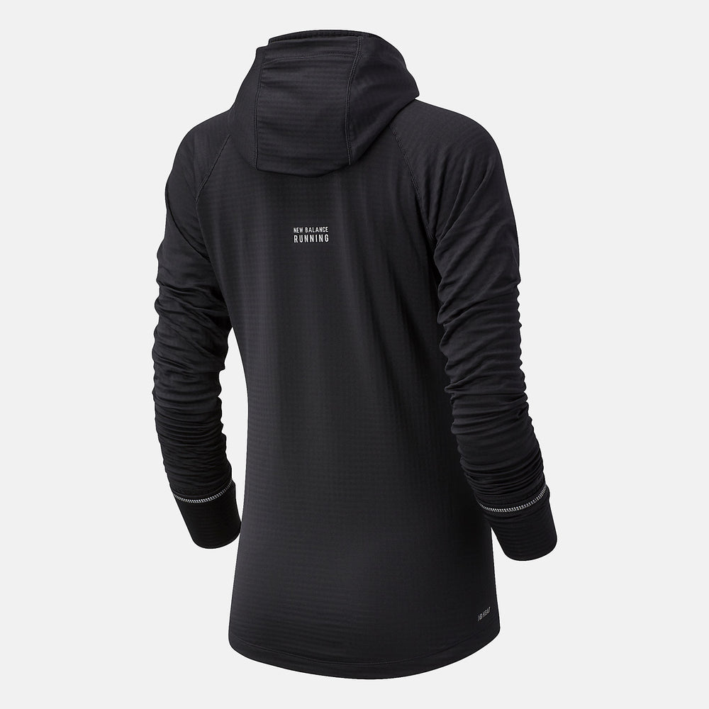 Black NYC Marathon NB Heat Grid Hoodie | New Balance Clothing