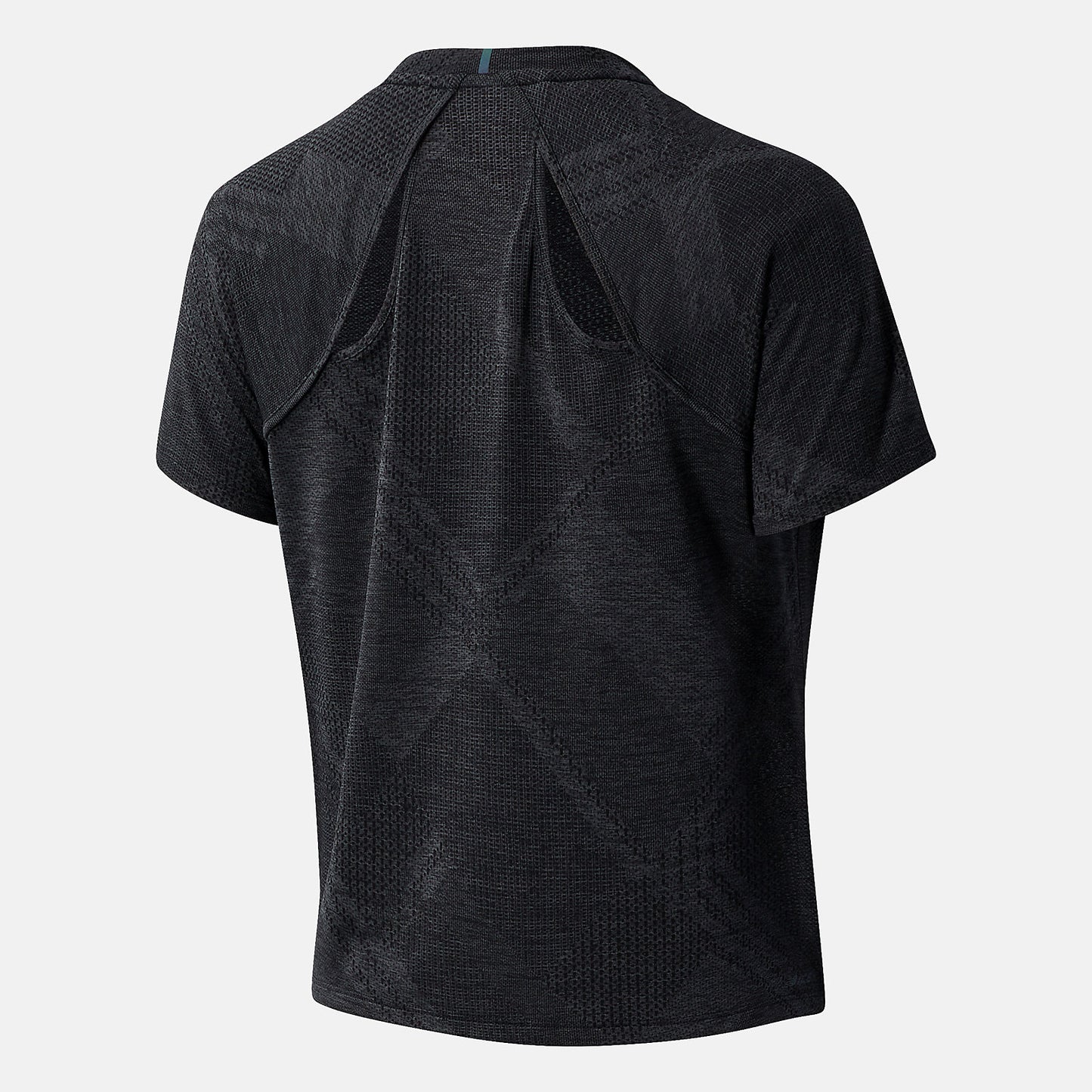 Black Heather NYC Marathon Q Speed Fuel Jacquard Short Sleeve | New Balance Clothing