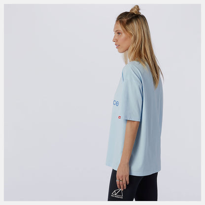 Uv Glo NB Essentials Stacked Logo Tee | New Balance Clothing