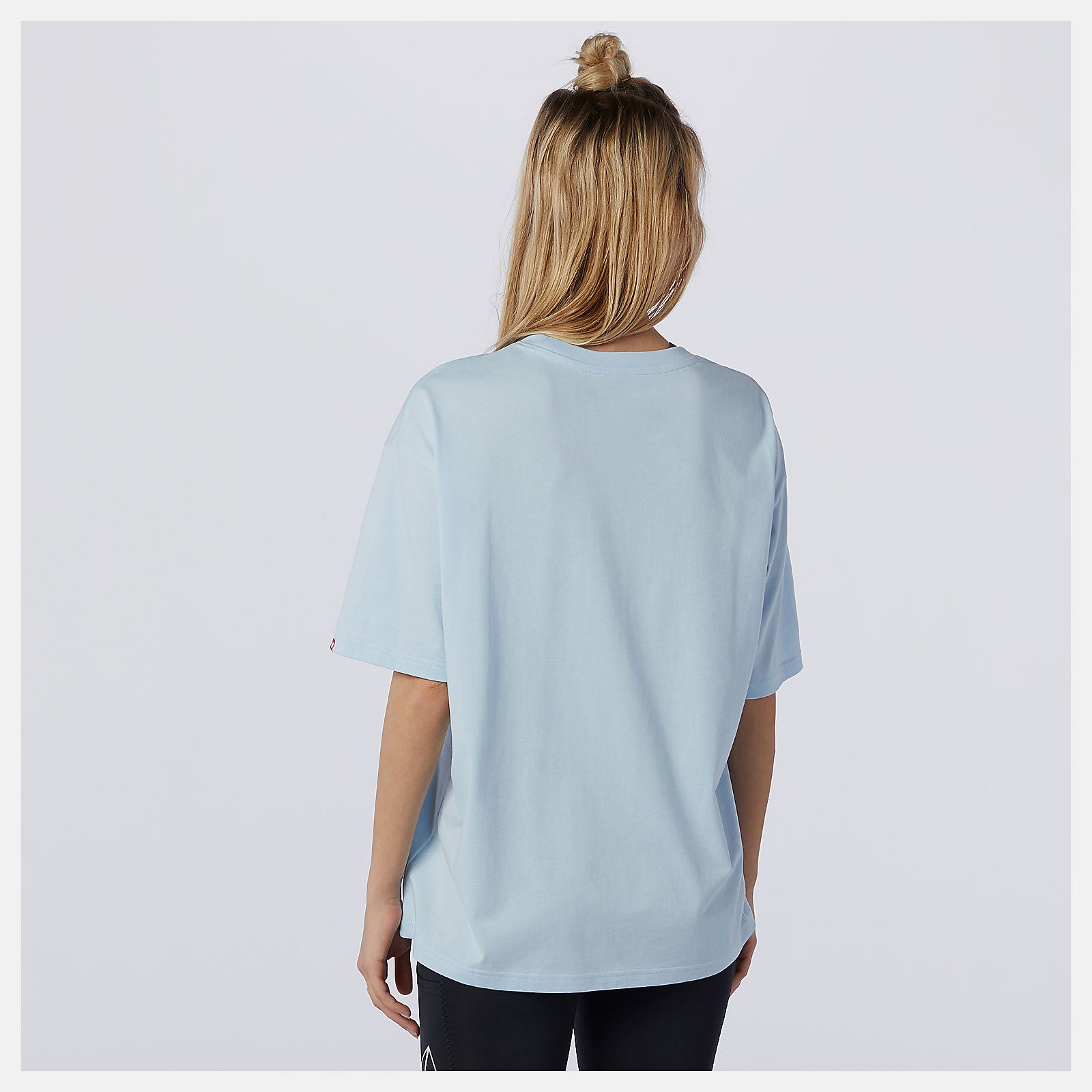 Uv Glo NB Essentials Stacked Logo Tee | New Balance Clothing
